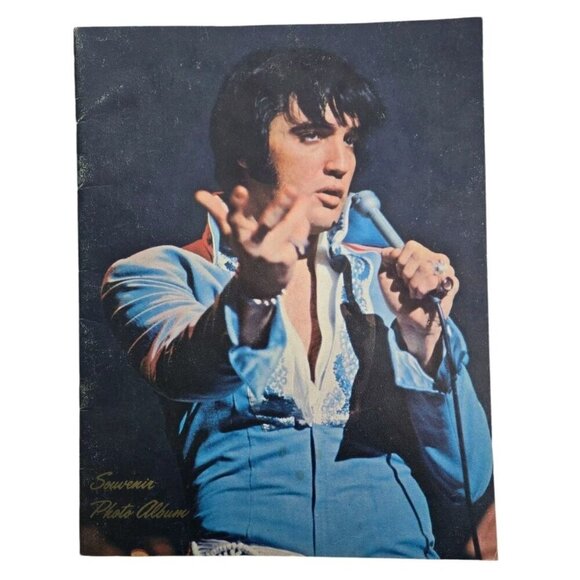 VTG Elvis Presley 1970 Tour Photo Album RCA Records Souvenir Program Book - Picture 1 of 5